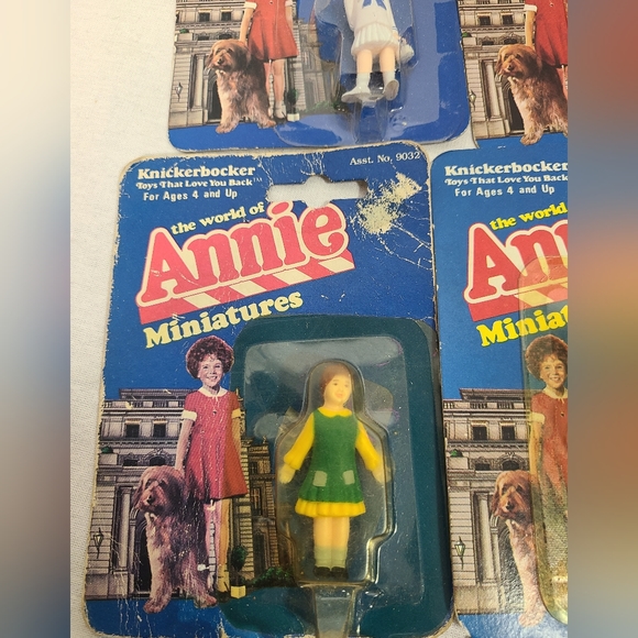 Set Of 9 1982 The World Of Annie Miniatures Knickerbocker - Picture 9 of 14